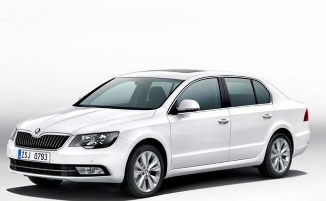 2014 Skoda Superb Facelift Front