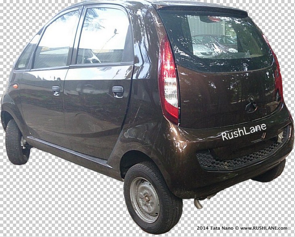 2014 Tata Nano Diesel Spied Rear