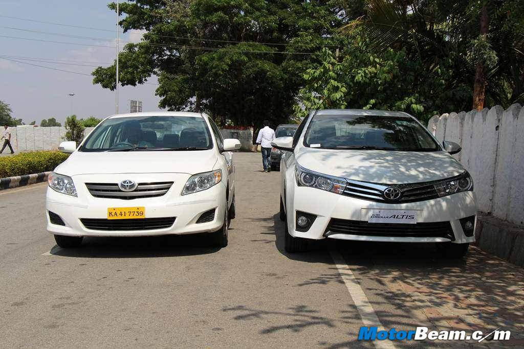 2014 Toyota Corolla Altis Comparison Front
