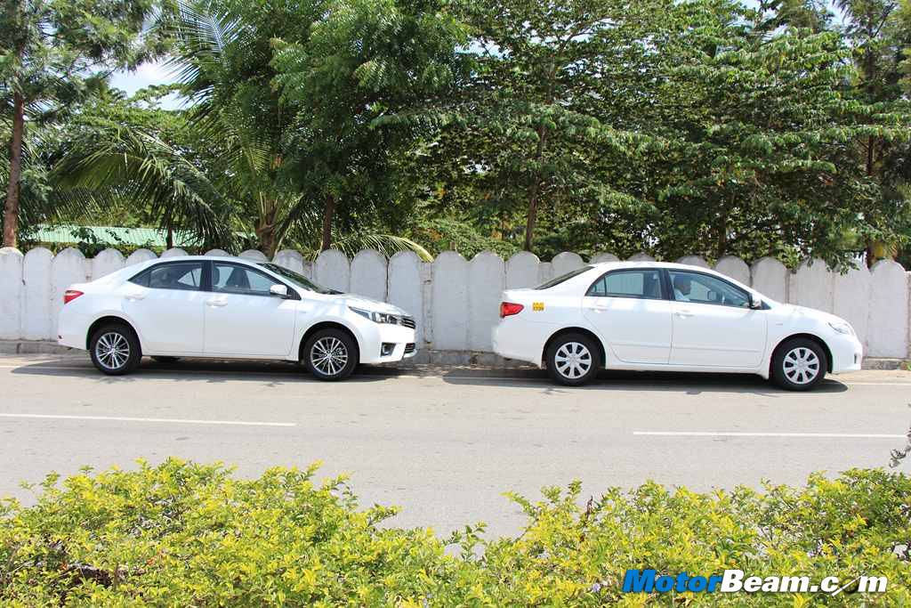 2014 Toyota Corolla Altis Comparison Side2014 Toyota Corolla Altis Comparison Side