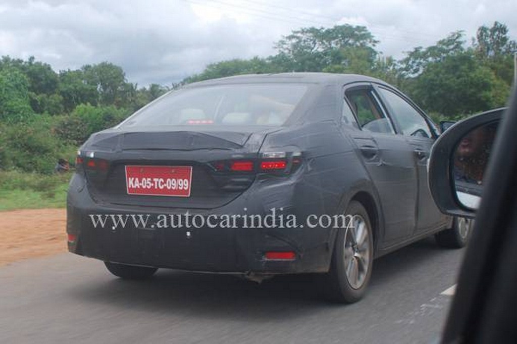 2014 Toyota Corolla Spied Rear