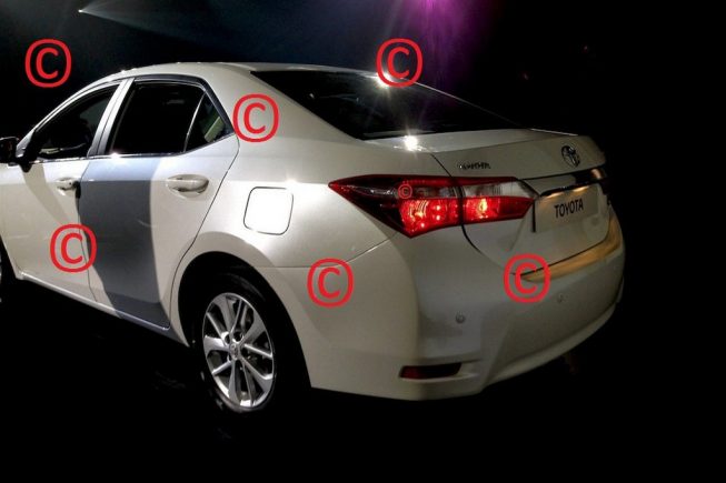 2014 Toyota Corolla rear