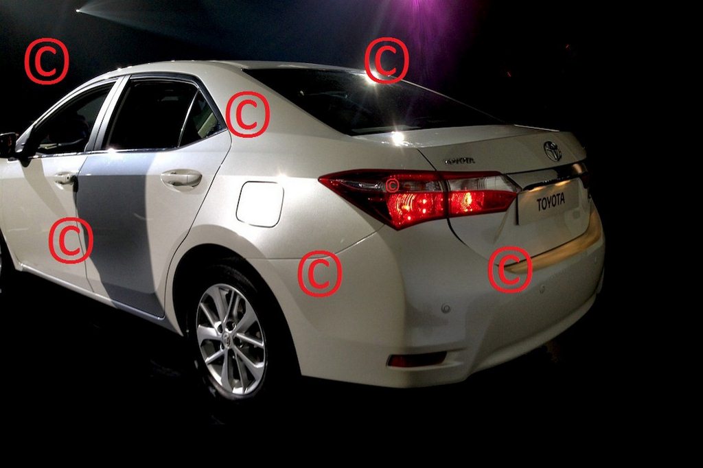 2014 Toyota Corolla rear