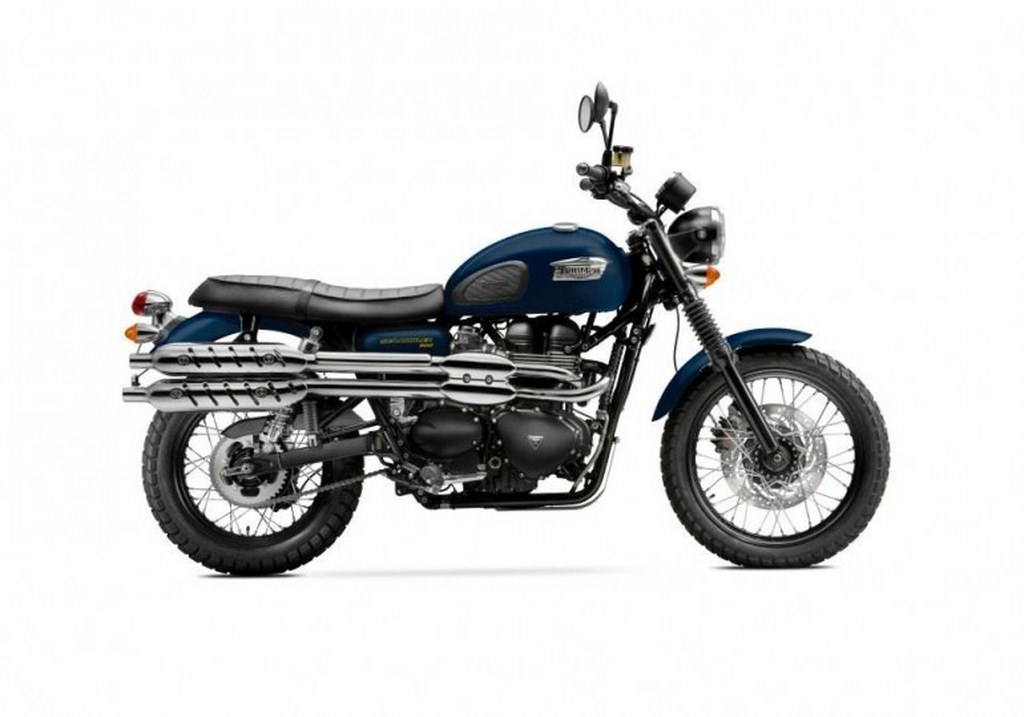 2014 Triumph Scrambler Blue