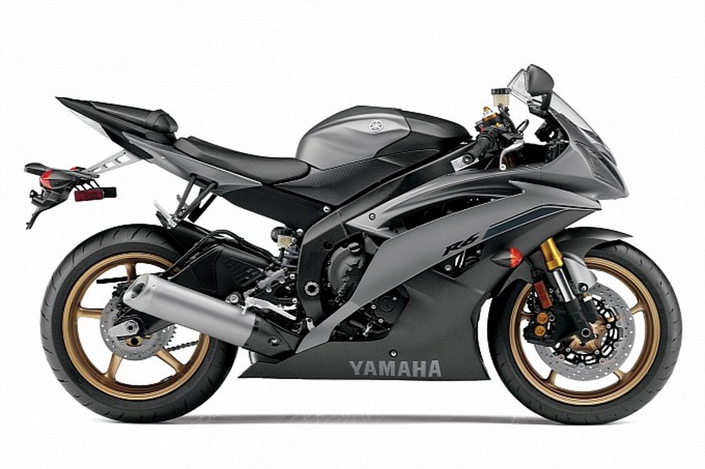 2014 Yamaha R6 Grey Side