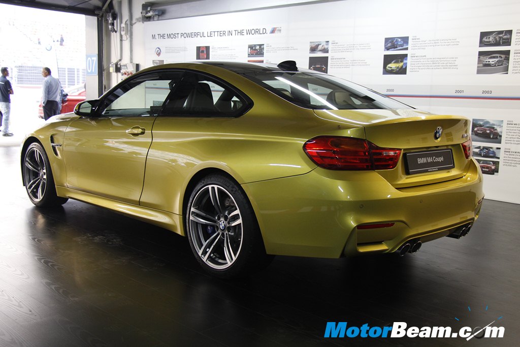 2015 BMW M4 Launch Rear Profile