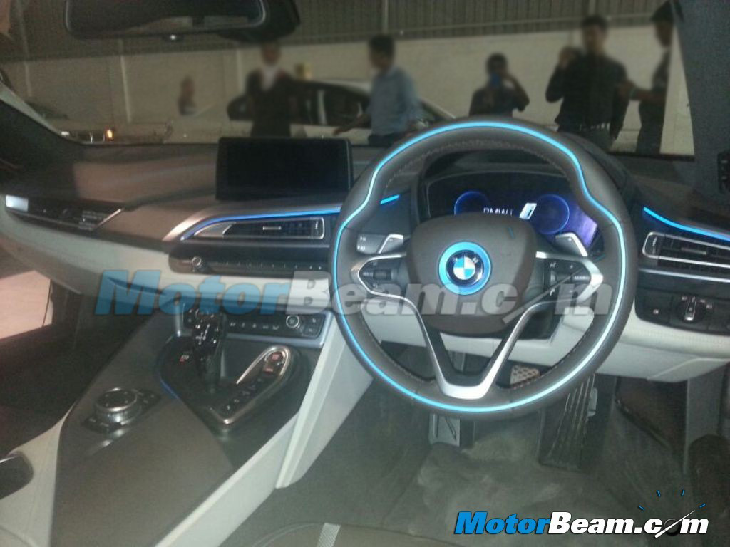 2015 BMW i8 India Interior Spied