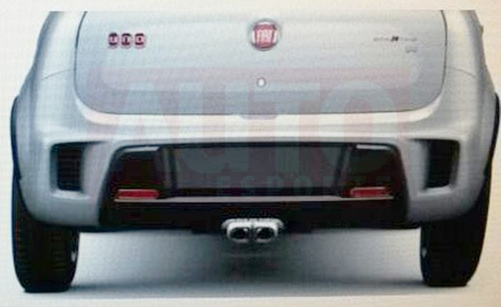 2015 Fiat Uno Rear Leaked