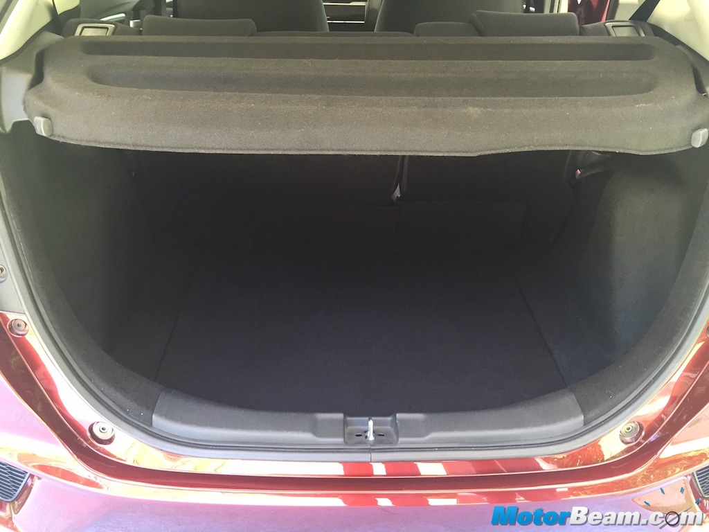 2015 Honda Jazz Boot Space
