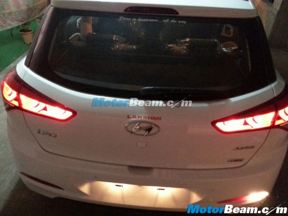 2015 Hyundai Elite i20 Spy Shot Rear