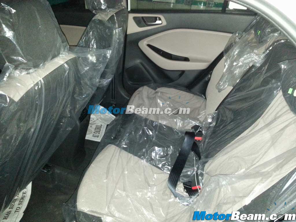 2015 Hyundai Elite i20 Spy Shot Rear Seat