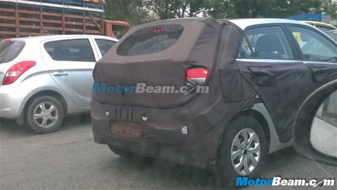 2015 Hyundai i20 Spied Rear