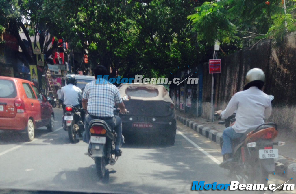 2015 Hyundai i20 Spy Shot Rear