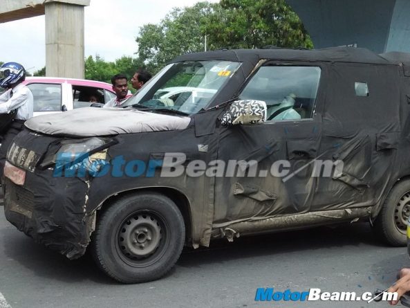 2015 Mahindra Bolero U301 Spied Chennai