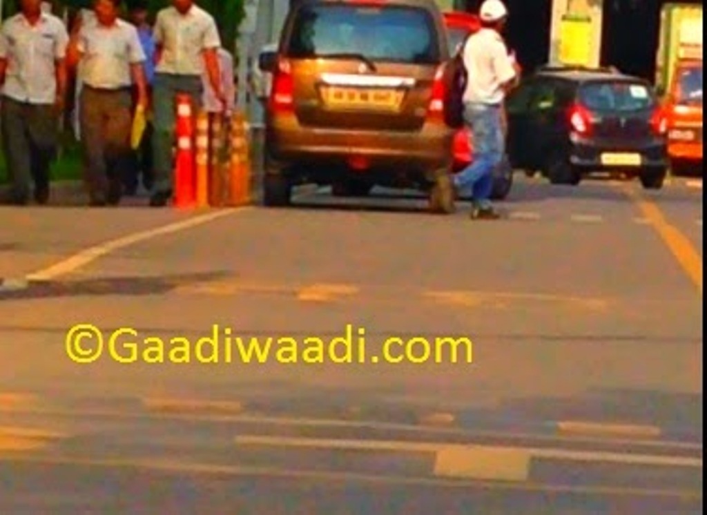 2015 Maruti Alto K10 Spy Shot Rear