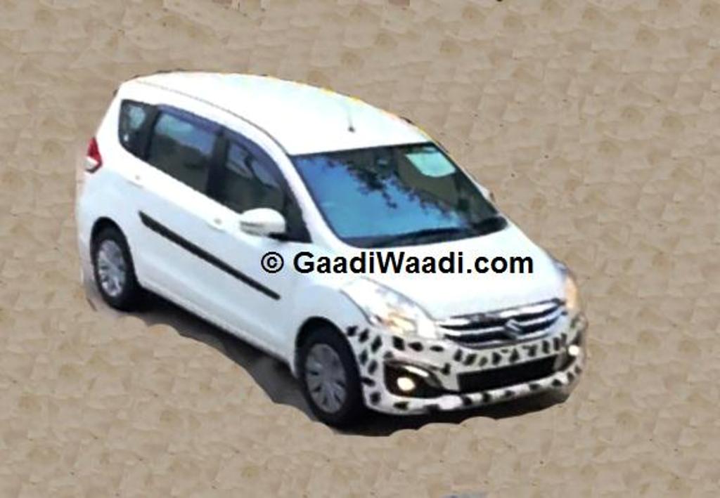 2015 Maruti Ertiga Facelift Spied