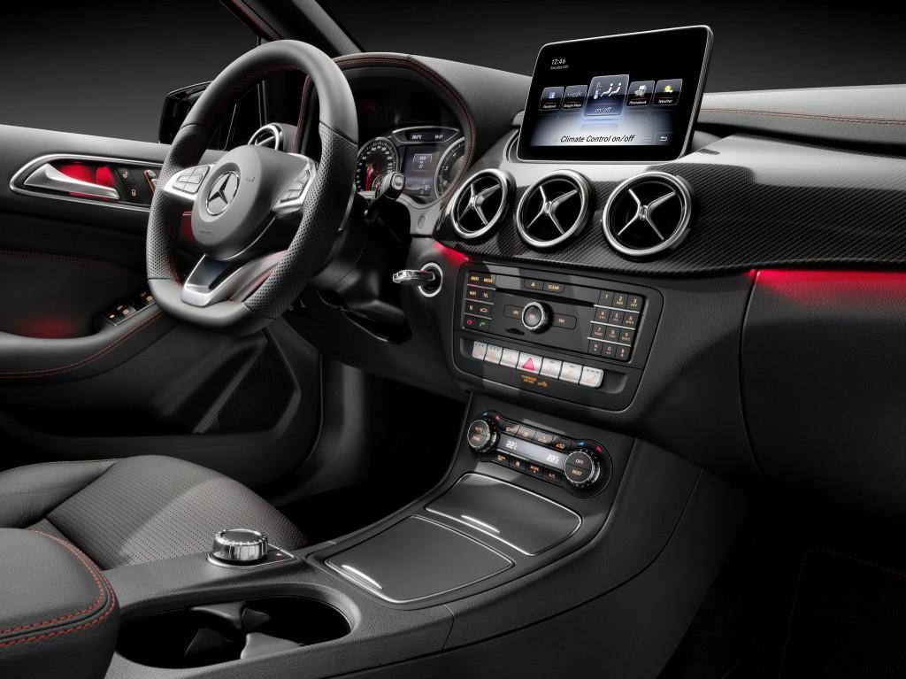 2015 Mercedes B-Class Facelift Dashboard
