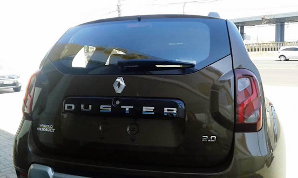 2015 Renault Duster Facelift Rear Brazil