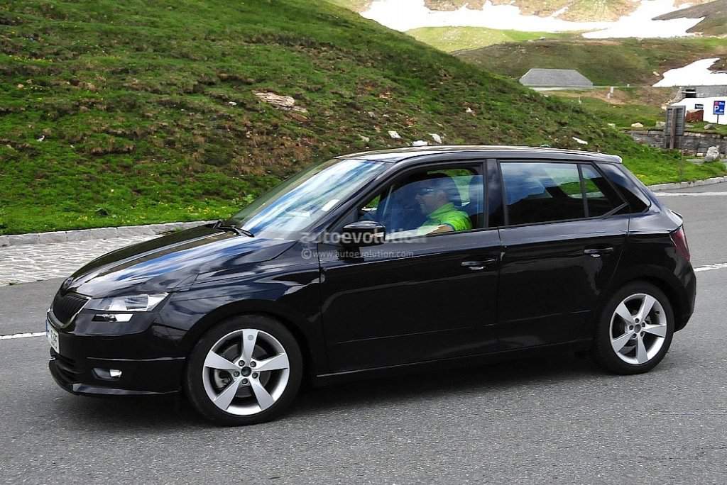 2015 Skoda Fabia Spy Shot Alloy Wheels