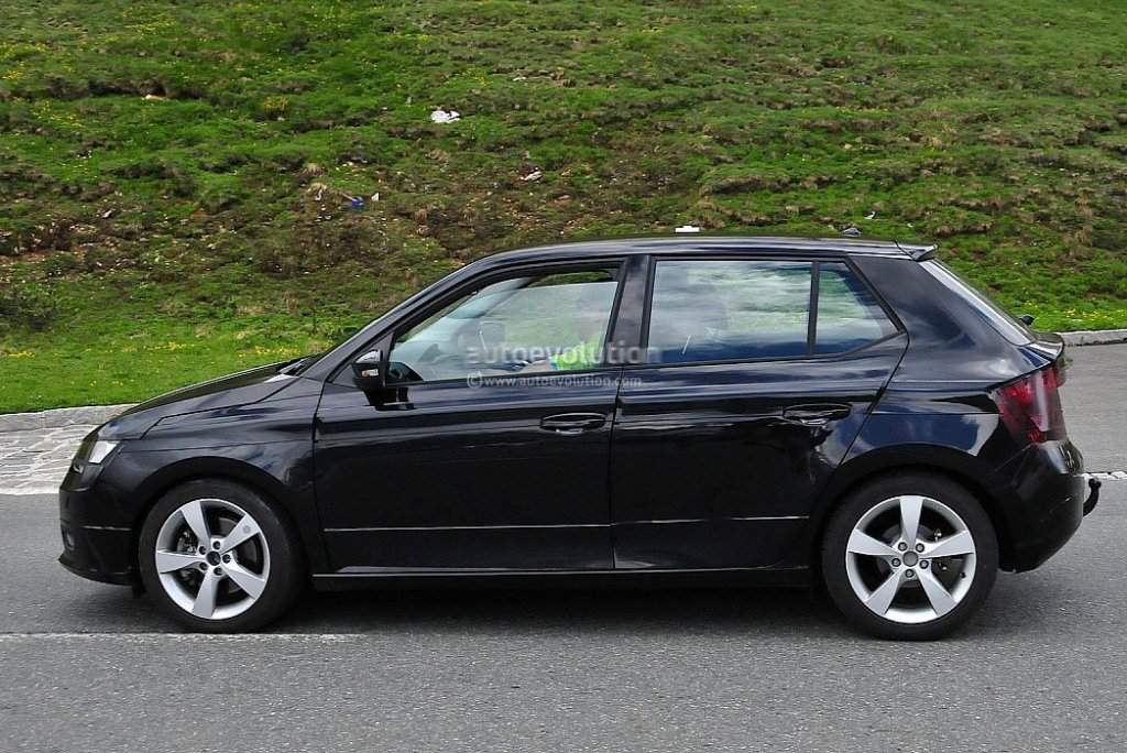 2015 Skoda Fabia Spy Shot Side