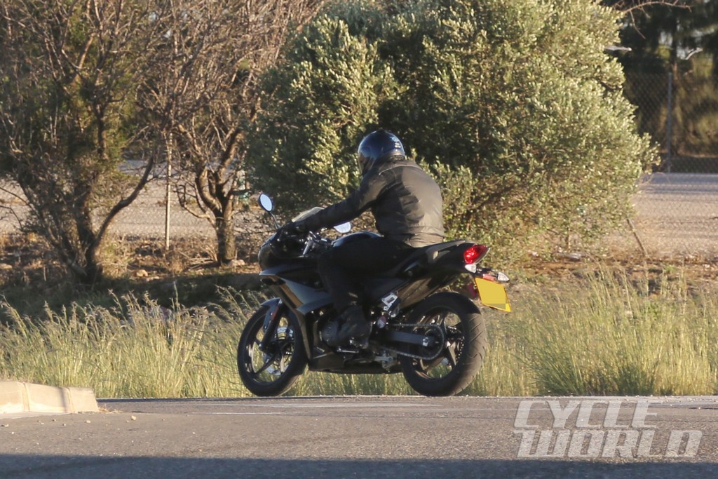 2015 Triumph Daytona 250 Spied Rear