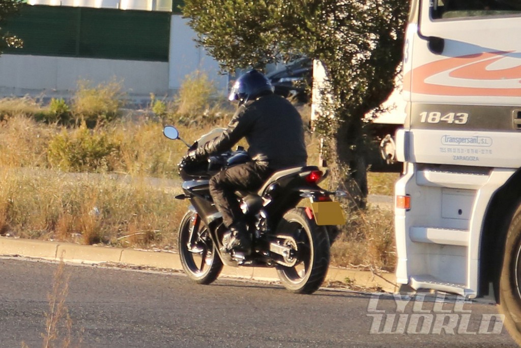 2015 Triumph Daytona 250 Spy Shot