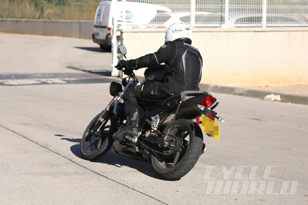 2015 Triumph Street Spy Rear