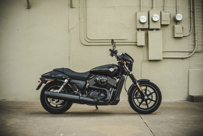 2016 Dark Custom Harley Street 750