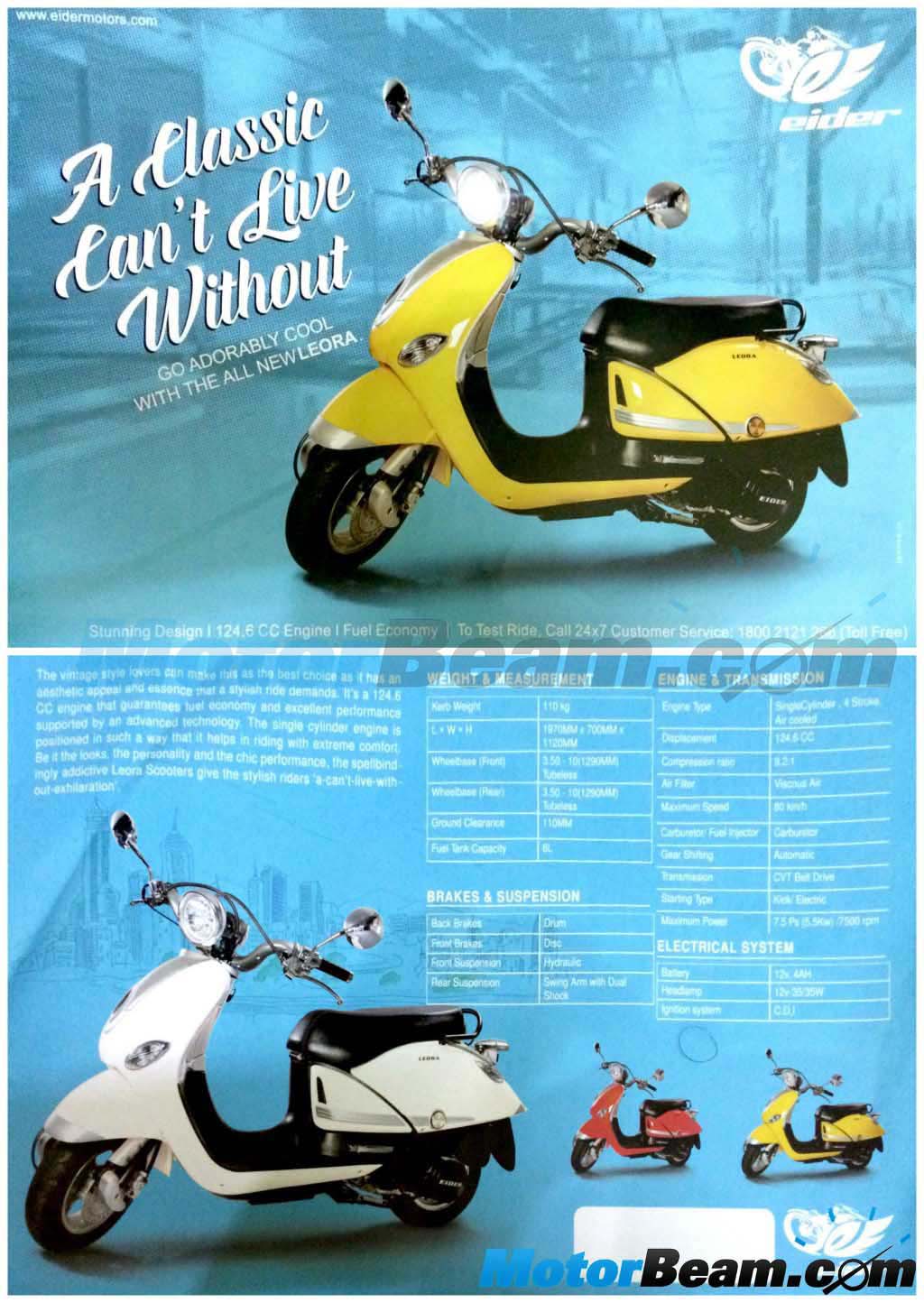 2016 Eider Leora Brochure
