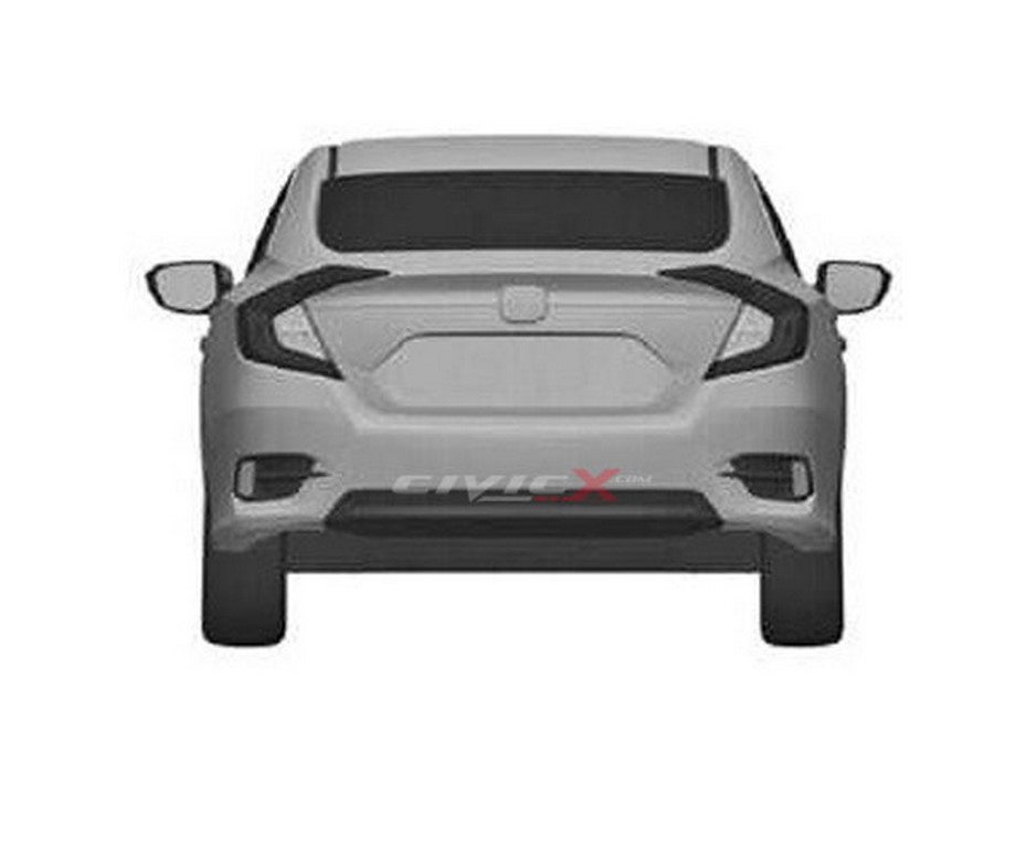 2016 Honda Civic Rear