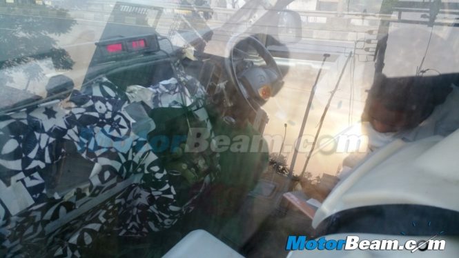 2016 Mahindra S101 Interior Spied