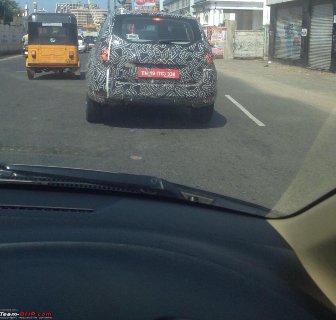 2016 Renault Duster Facelift Camoflage
