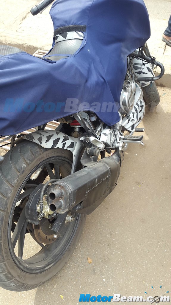 2016 TVS Apache 200 Rear Tyre Testing
