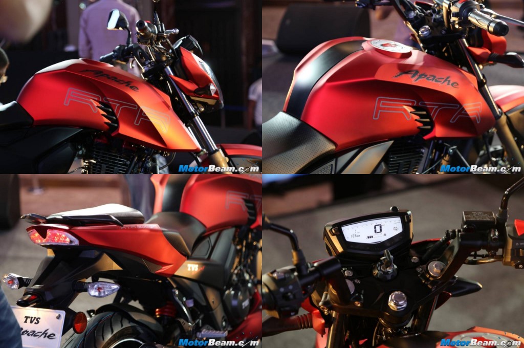 2016 TVS Apache 200 Styling
