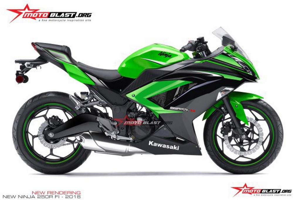 2016 Ninja 250R Rendering
