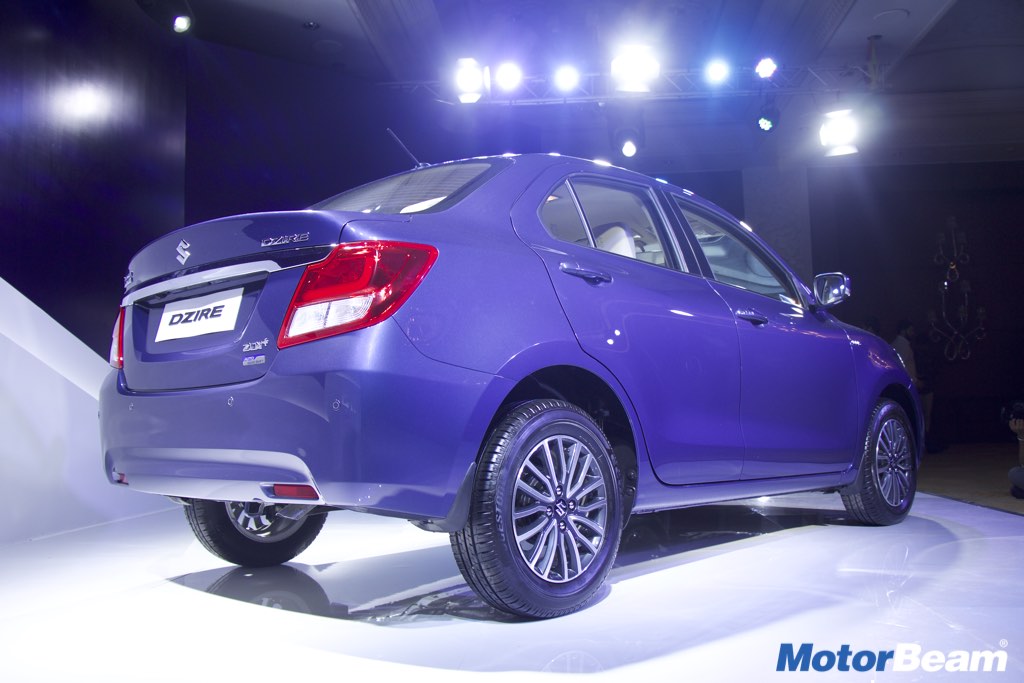 2017 Maruti DZire Rear Profile