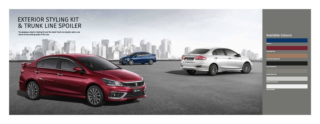 2018 Maruti Ciaz Colours