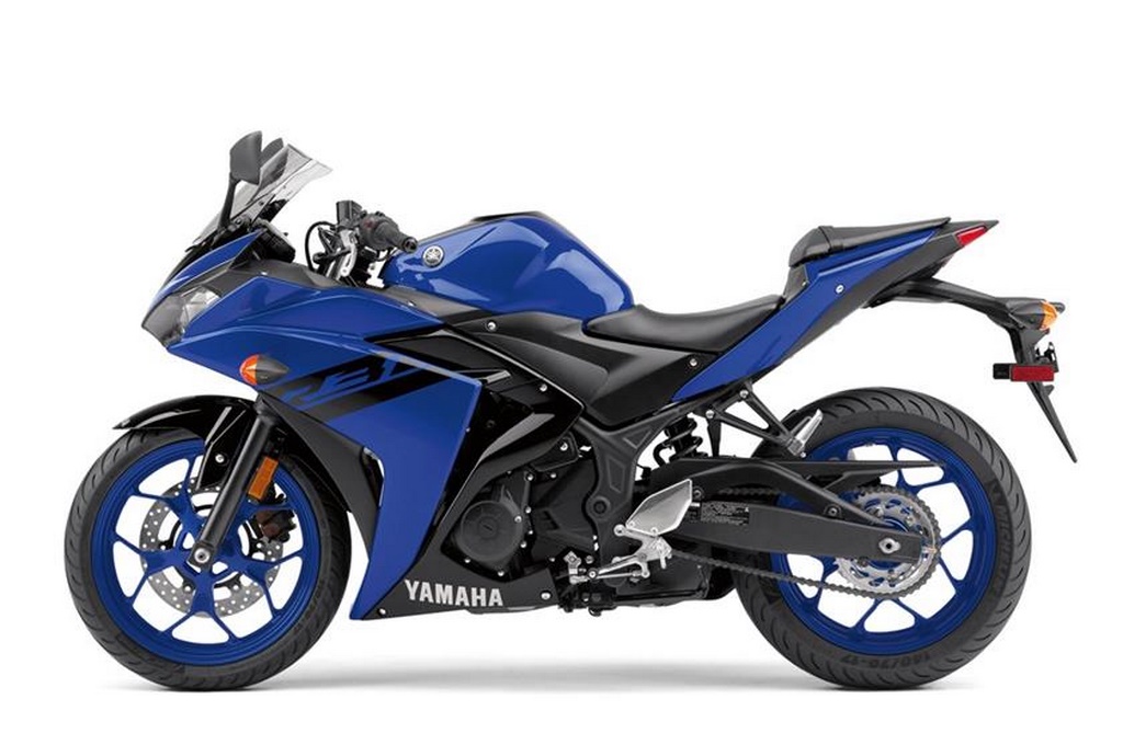 2018 Yamaha R3 Side Profile