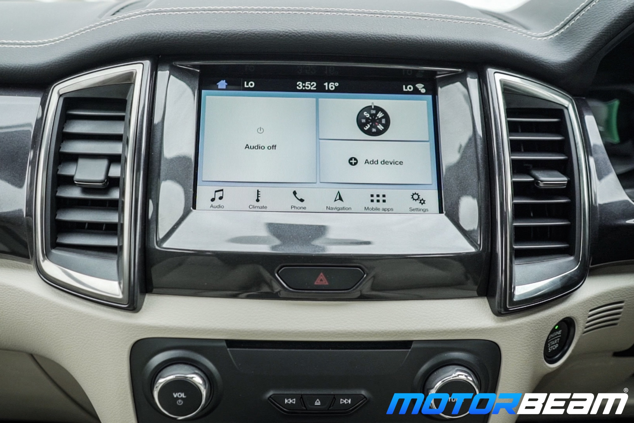 2019 Ford Endeavour Touchscreen