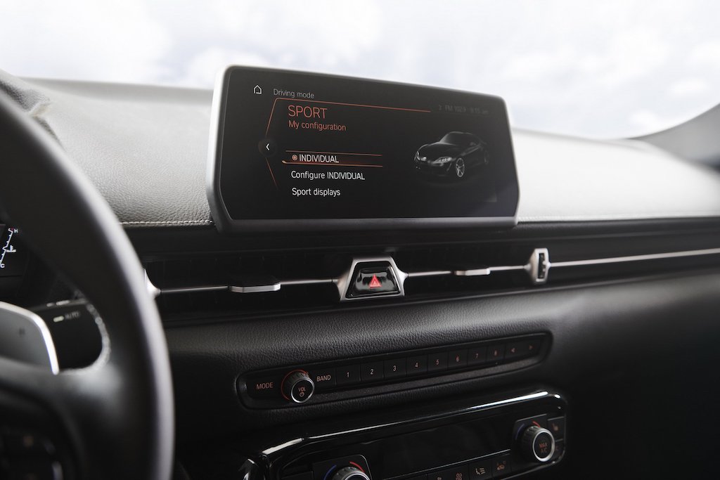 2019 Toyota Supra Infotainment Display