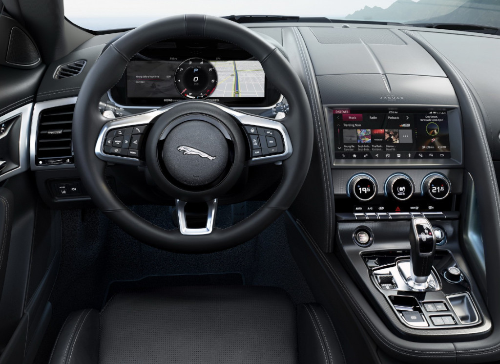 2020 Jaguar F-Type Dashboard