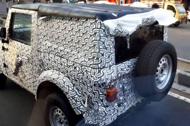 2020 Mahindra Thar Hard Top Rear