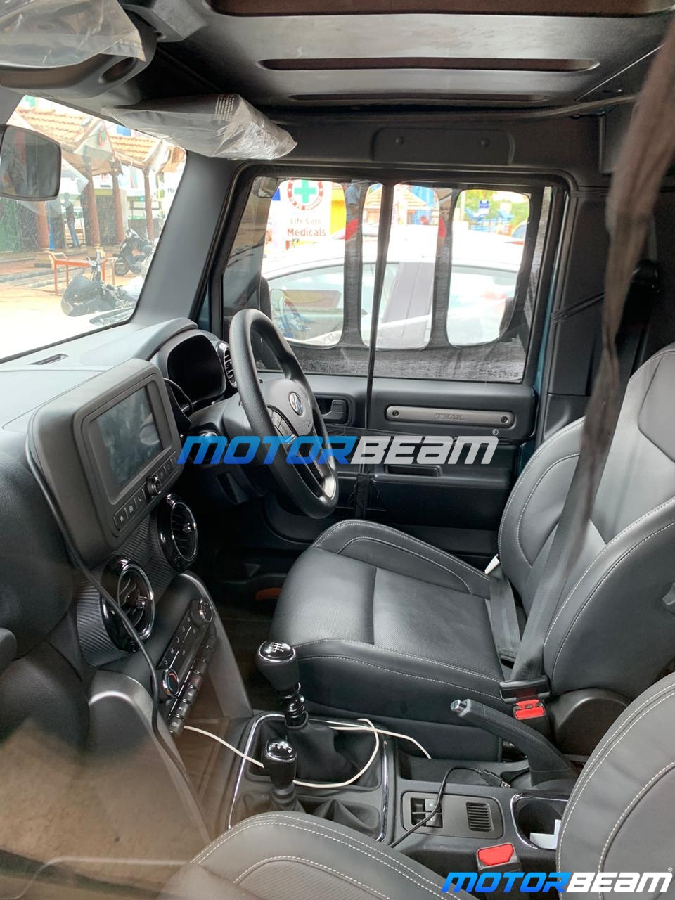 2020 Mahindra Thar Spied Dashboard