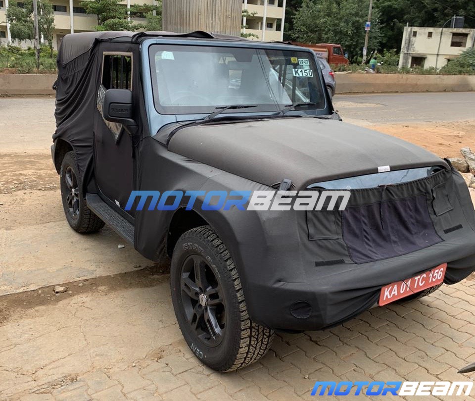 2020 Mahindra Thar Spied Front
