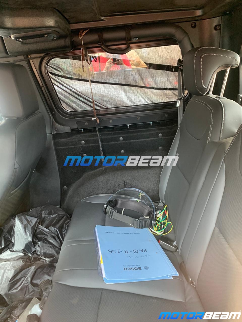 2020 Mahindra Thar Spied Rear Seats