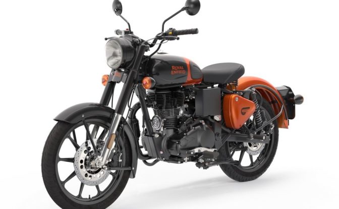 2020 Royal Enfield Classic 350 Colours Orange Ember