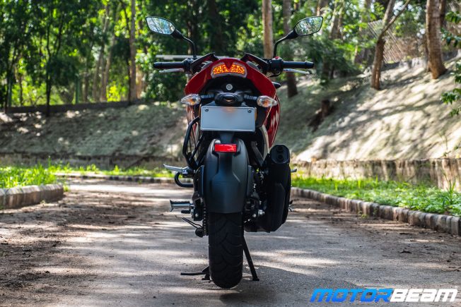 2020 TVS Apache 160 4V Review Rear