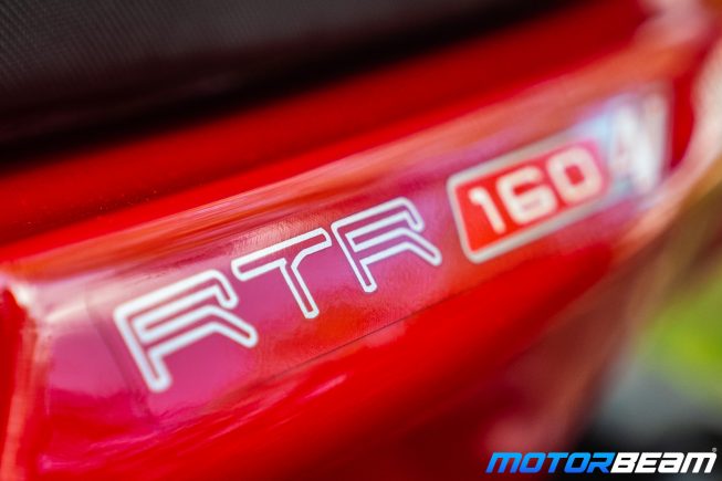 2020 TVS Apache 160 4V Review Stickers