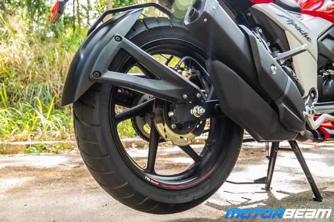 2020 TVS Apache 160 4V Review Tyre