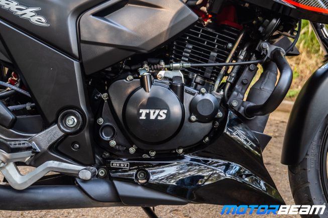 2020 TVS Apache 200 Review Engine